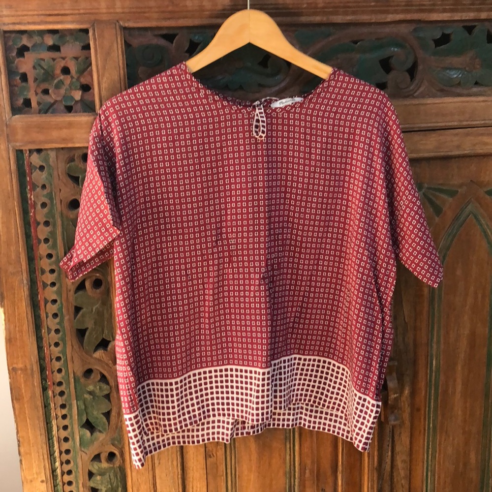 Madewell silk blouse